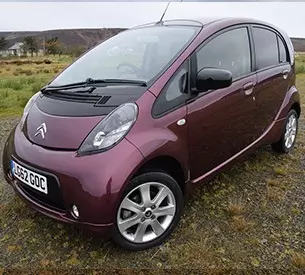 exterior of a plum citroen c zero