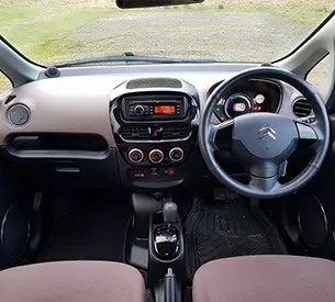 interior of a citroen c zero