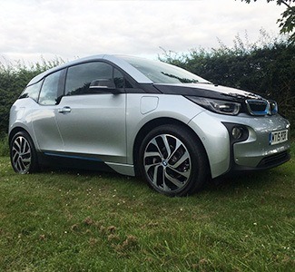 side view of a bmw i3