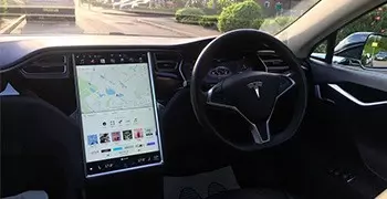interior of tesla model s