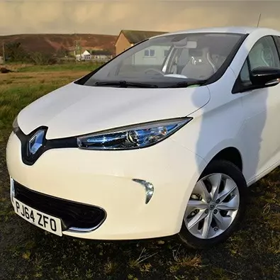 exterior of the renault zoe